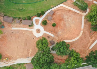 Raby Construction Portfolio Drone Century Pank 9 - Century Park